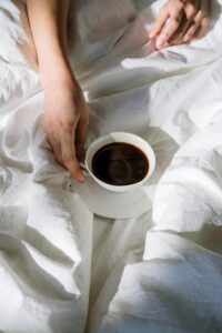 coffee in bed